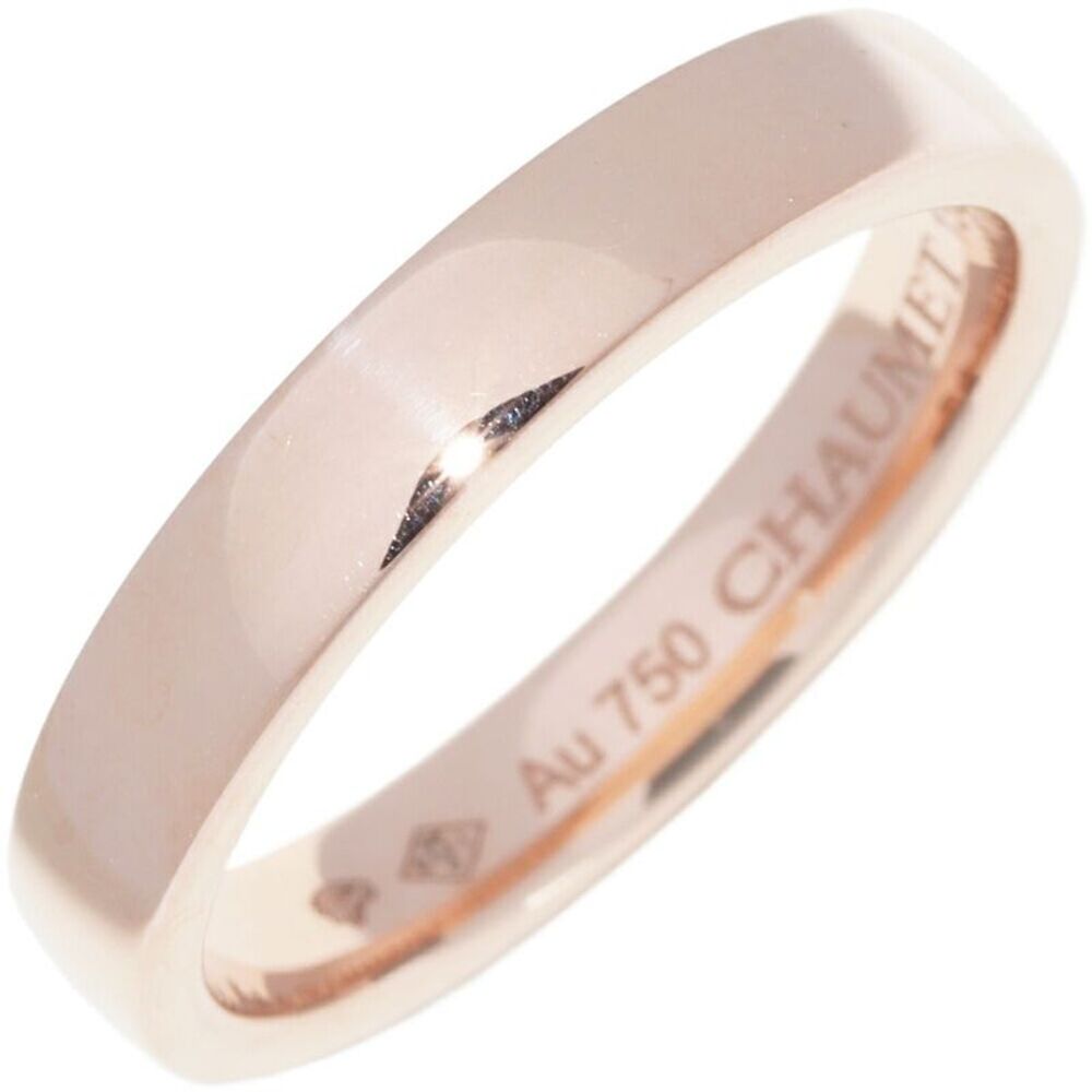 Chaumet K18PG Diamond Ribbon Marriage Ring